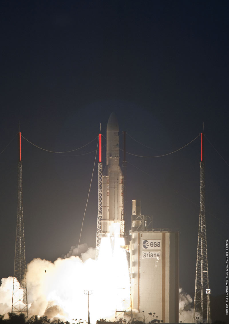 European Rocket's Flawless Launch Caps String of Success in 2010